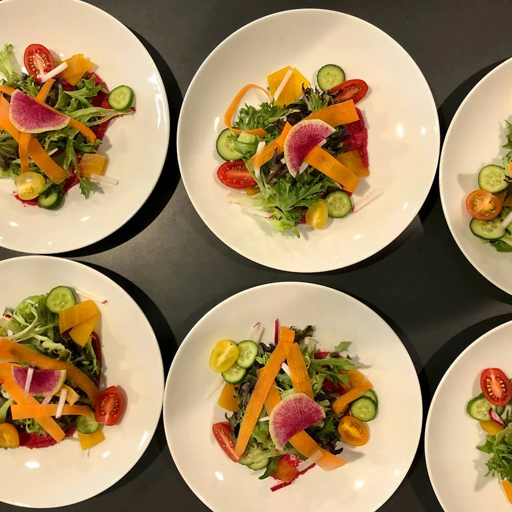 Colourful plated appetizers — Epicuria