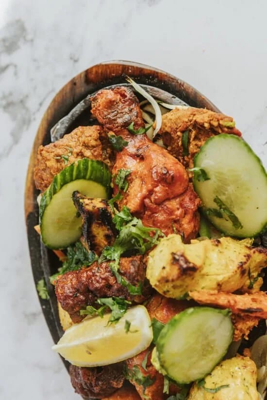 Grilled dishes with vegetables — Host India