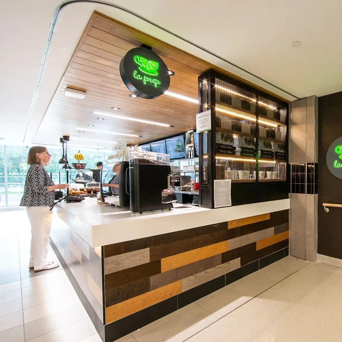 La Prep cafe counter — La Prep