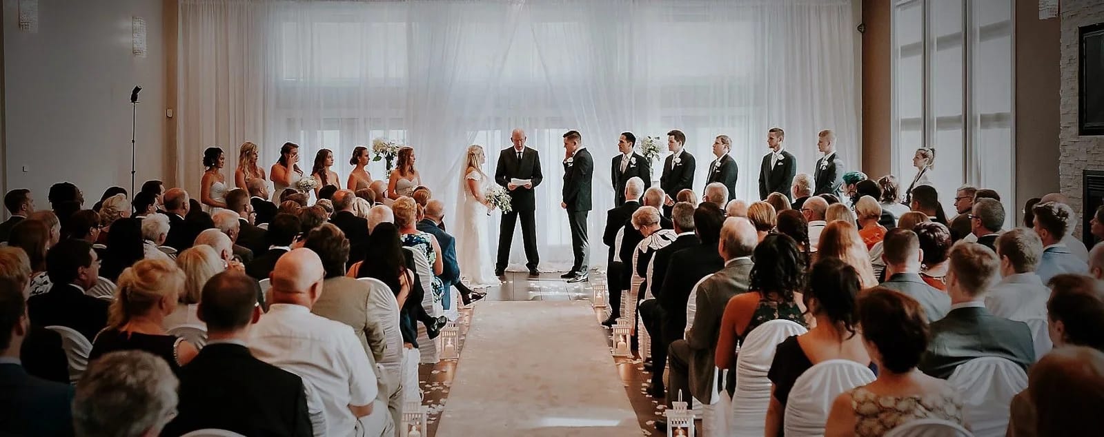 Wedding ceremony at NeXT — NeXT Catering