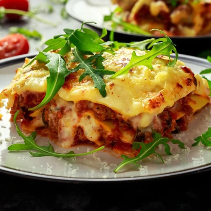 Layered lasagna — PRINZO FINE CATERING
